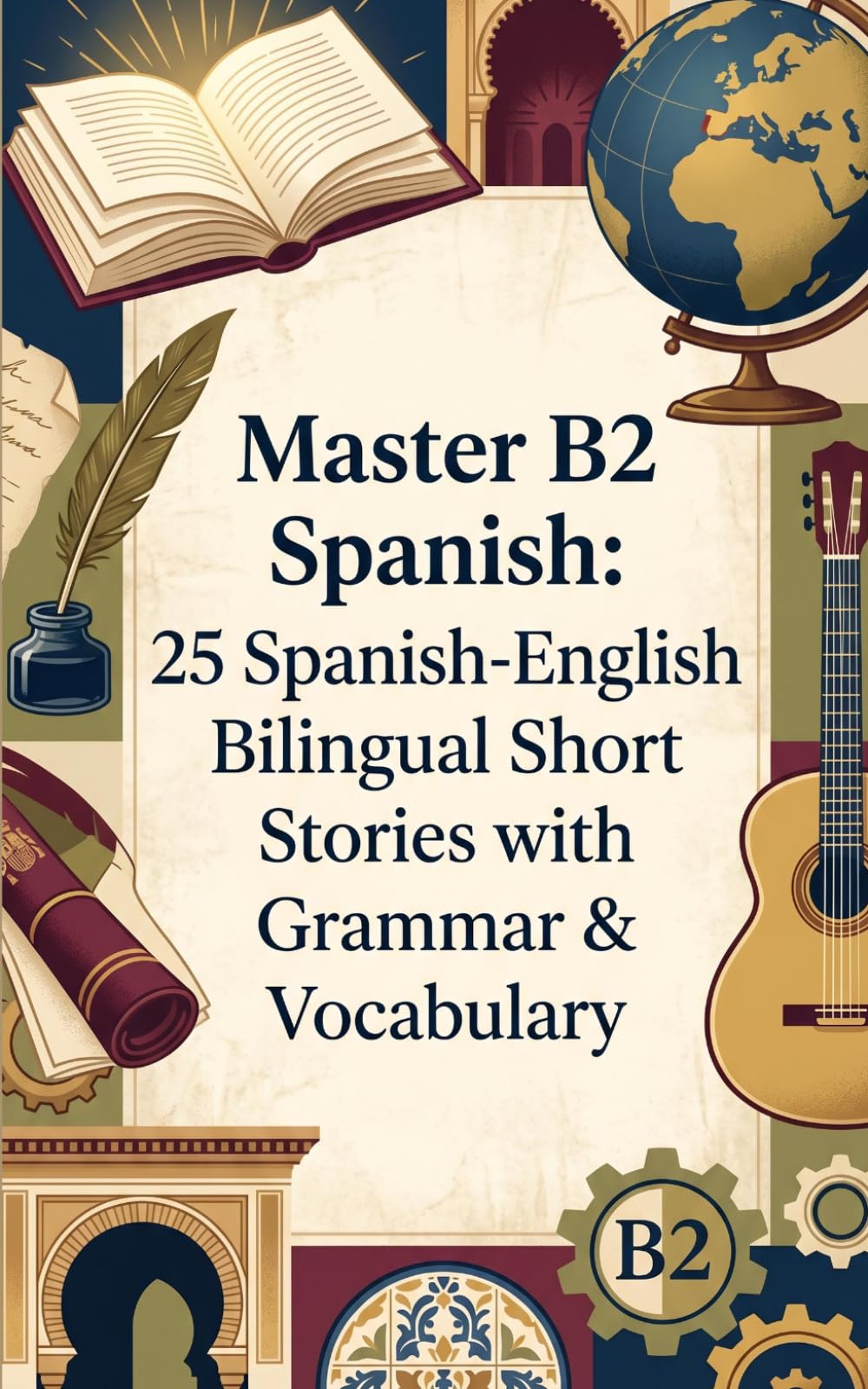 Master B2 Spanish: 25 Spanish-English Bilingual Short Stories with Grammar & Vocabulary for Intermediate Learners