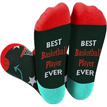 Basketball Gifts, Gift for Basketball Players Sports Athlete Socks for Women Men Birthday Christmas Stocking Fillers Present Accessories