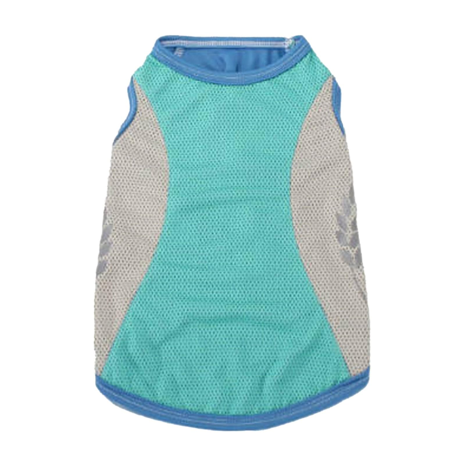 Dog Cooling Vest, Breathable Mesh Summer Pet Jacket (Green_XL)
