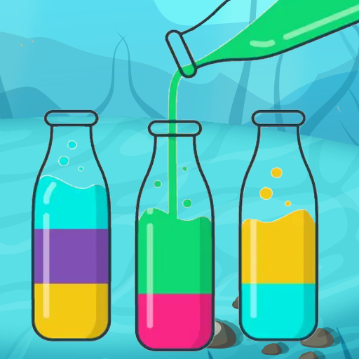 Wassersortierkapitän: Puzzle-Farbspiele offline