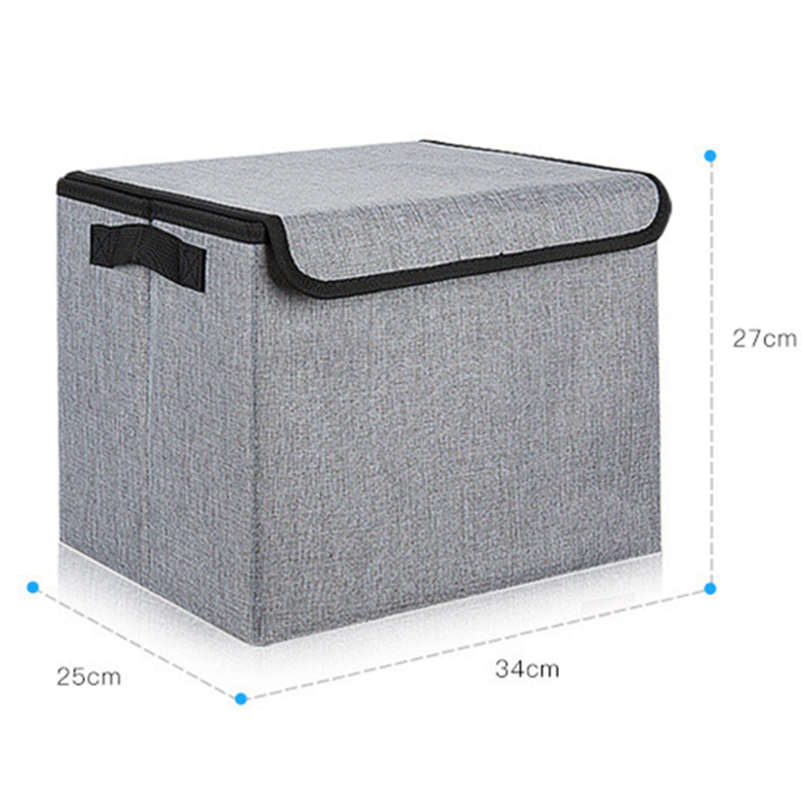 Organizer per Baule da Auto, con Coperchio Scatola Pieghevole per Auto Impermeabile Organizer Automatico Fondo Antiscivolo per Auto Camion SUV per Interni
