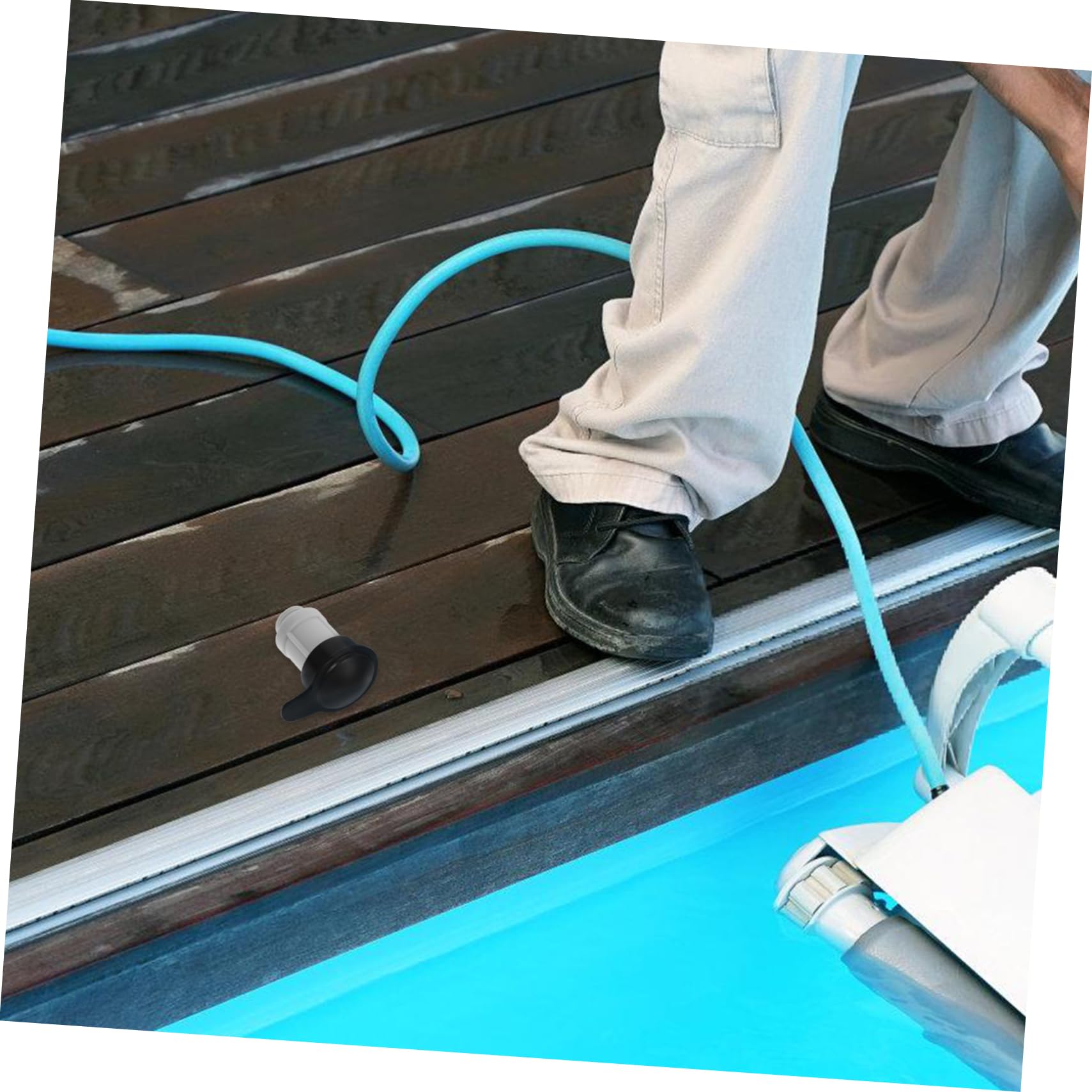 BESPORTBLE 2piezas Válvula De Aire Adaptadora para Entrada De Piscina Elevada Compatible De Instalar Tapa Drenaje y Rendimiento