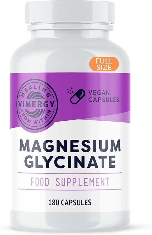 Vimergy Magnesium Glycinate Mineral Supplement 90 Servings Supports