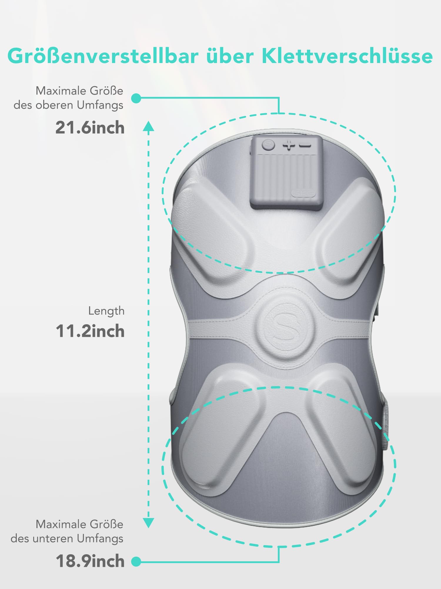 SKG Kniemassagegerät mit Wärme & Vibration, Tragbar, W3 Pro | Kniemassagegerät zur Gelenkschmerzlinderung, mit Knie-Protektoren, Geeignet für Männer und Frauen, Geschenkidee