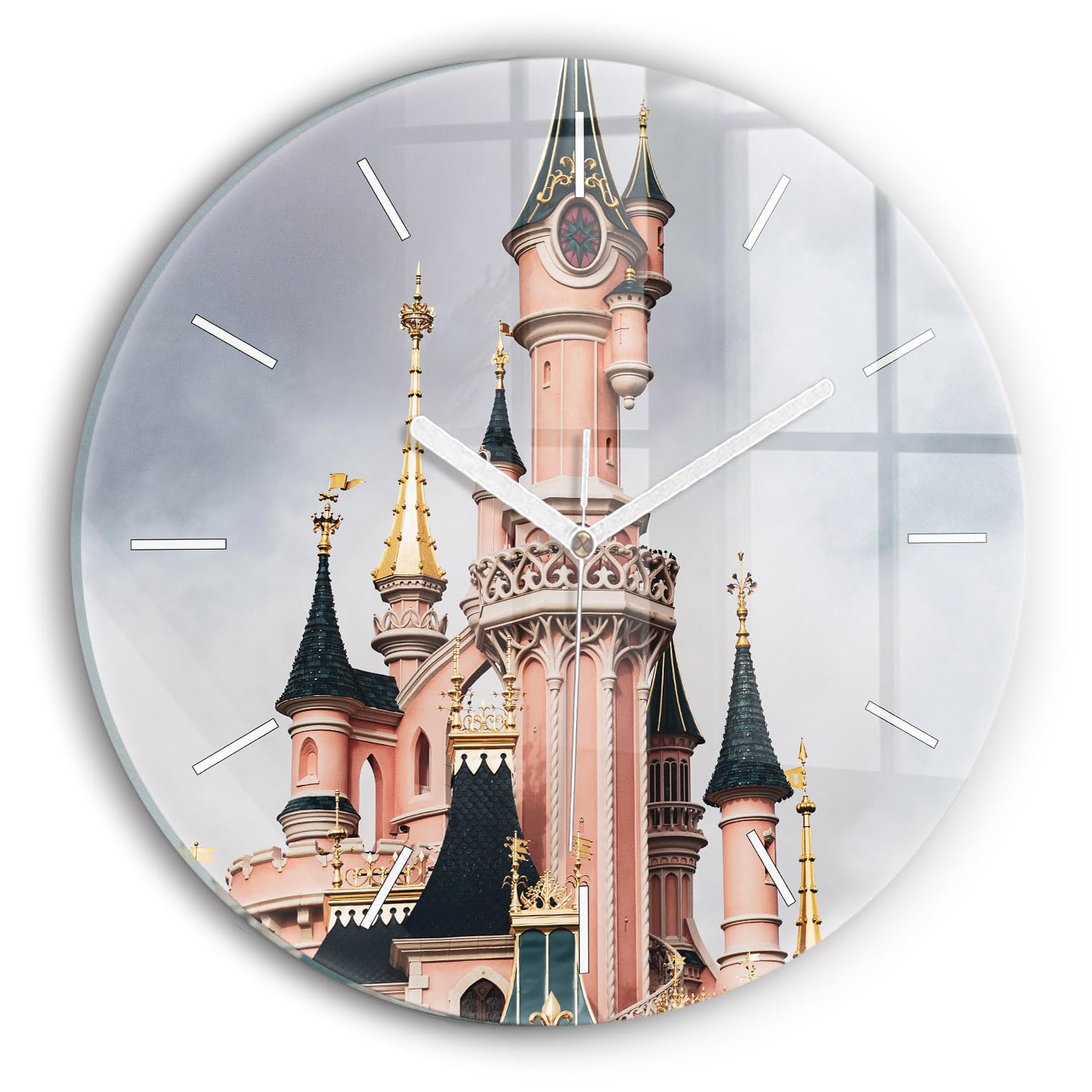 Horloge en Verre Style élégant Wallfluent 30 cm Qualité supérieure