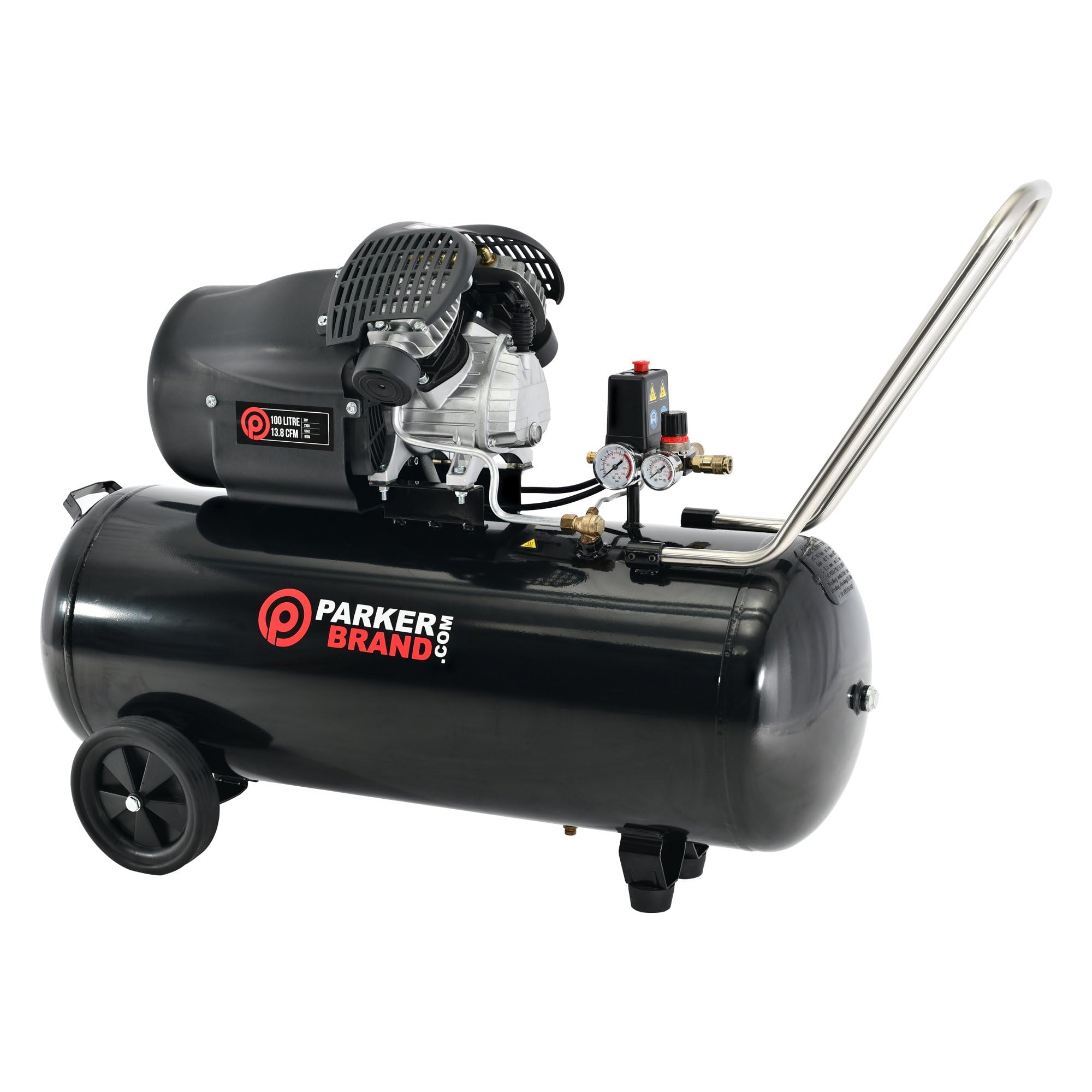 100 Litre Air Compressor - 13.8 CFM, 3.0 HP, 100L