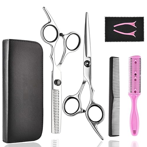 Hair Cutting Scissors Thinning Shears- Fcysy Professional Barber Sharp Hair