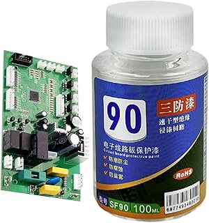 SVCEQZE 電子機器向けコンフォーマルコーティング | 100ml 防水 透明 ポッティングコンパウンド - 絶縁エポキシワニス - 電子機器・電気工作・プリント基板・回路基板・自動車・発光ダイオード・マザーボード向け