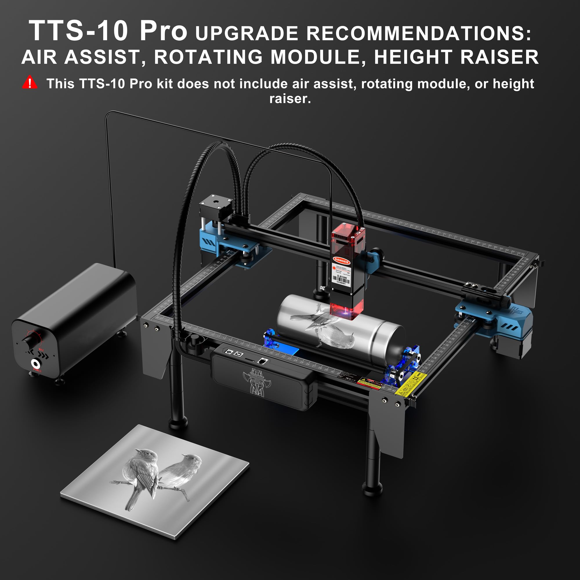 Snapklik.com : TTS-10 PRO 10W Laser Engraver Machine