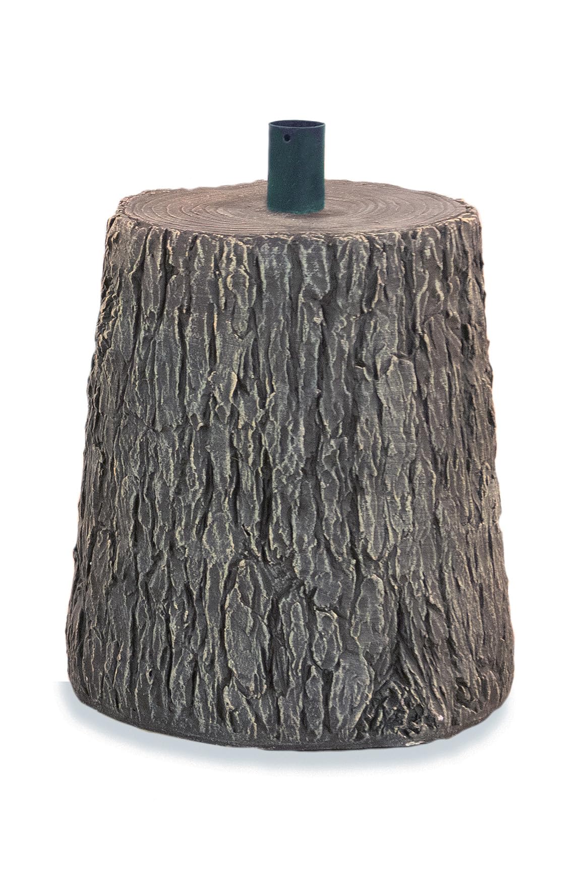 BOP Base Tronco Nature Per Albero Di Natale Effetto Legno Real Touch - Base Rialzata, Ceppo Fino a 210 cm - Supporto Decorativo, Vaso Design Ultra Realistico