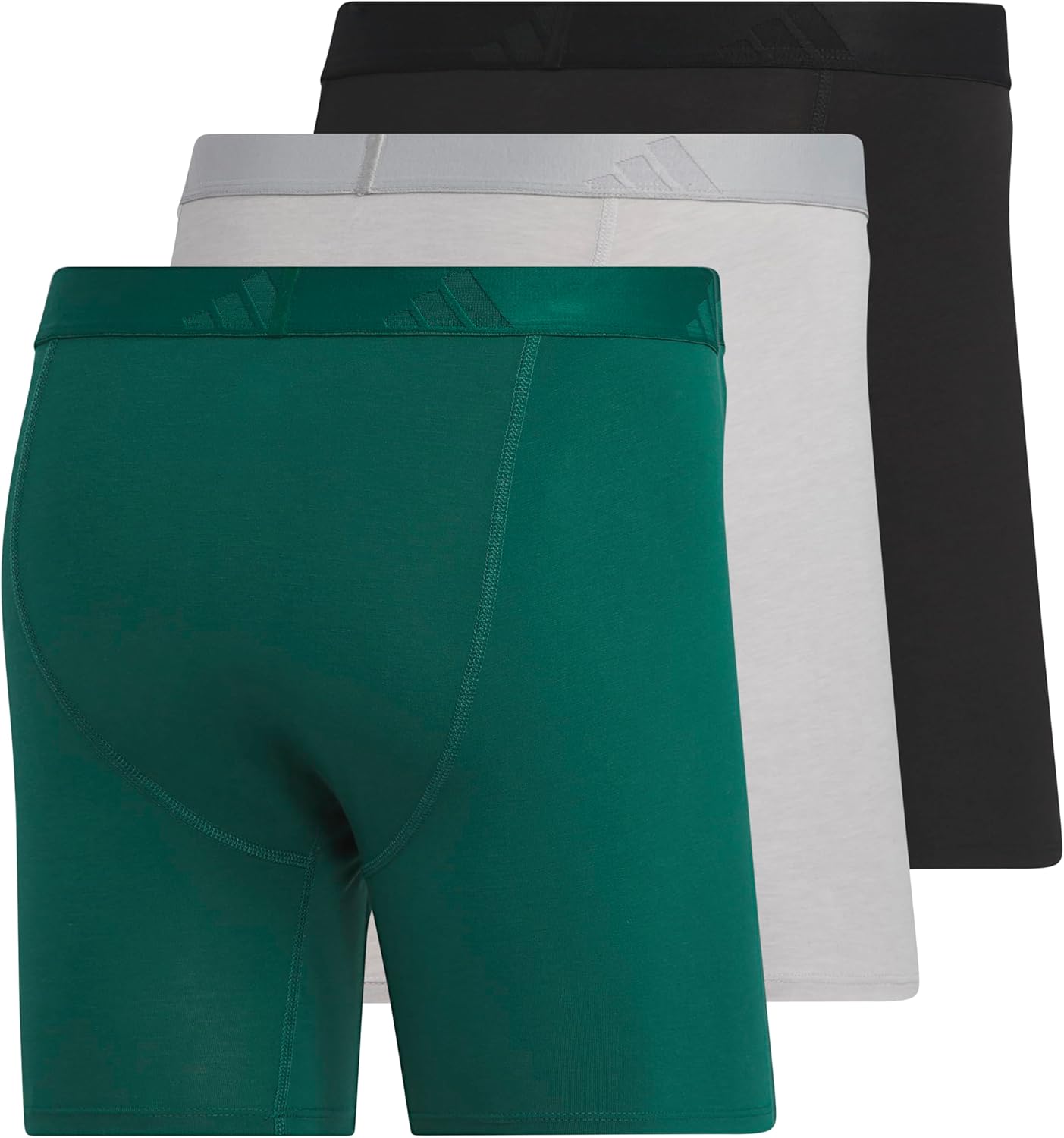 adidas mens Boxer Brief Underwear (3-pack) Luxe Comfort Ultra Soft Rayon Blend - Image 6