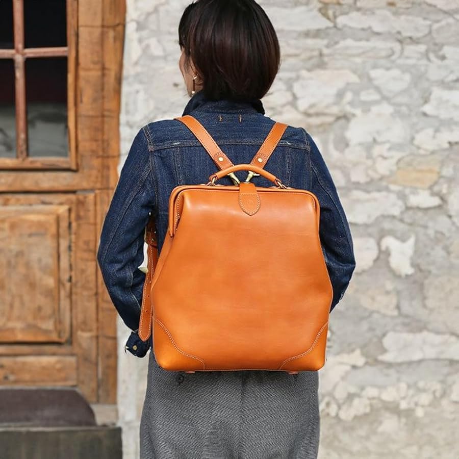 美品 PORCO ROSSO ポルコロッソ クラフト 本革リュック PORCO