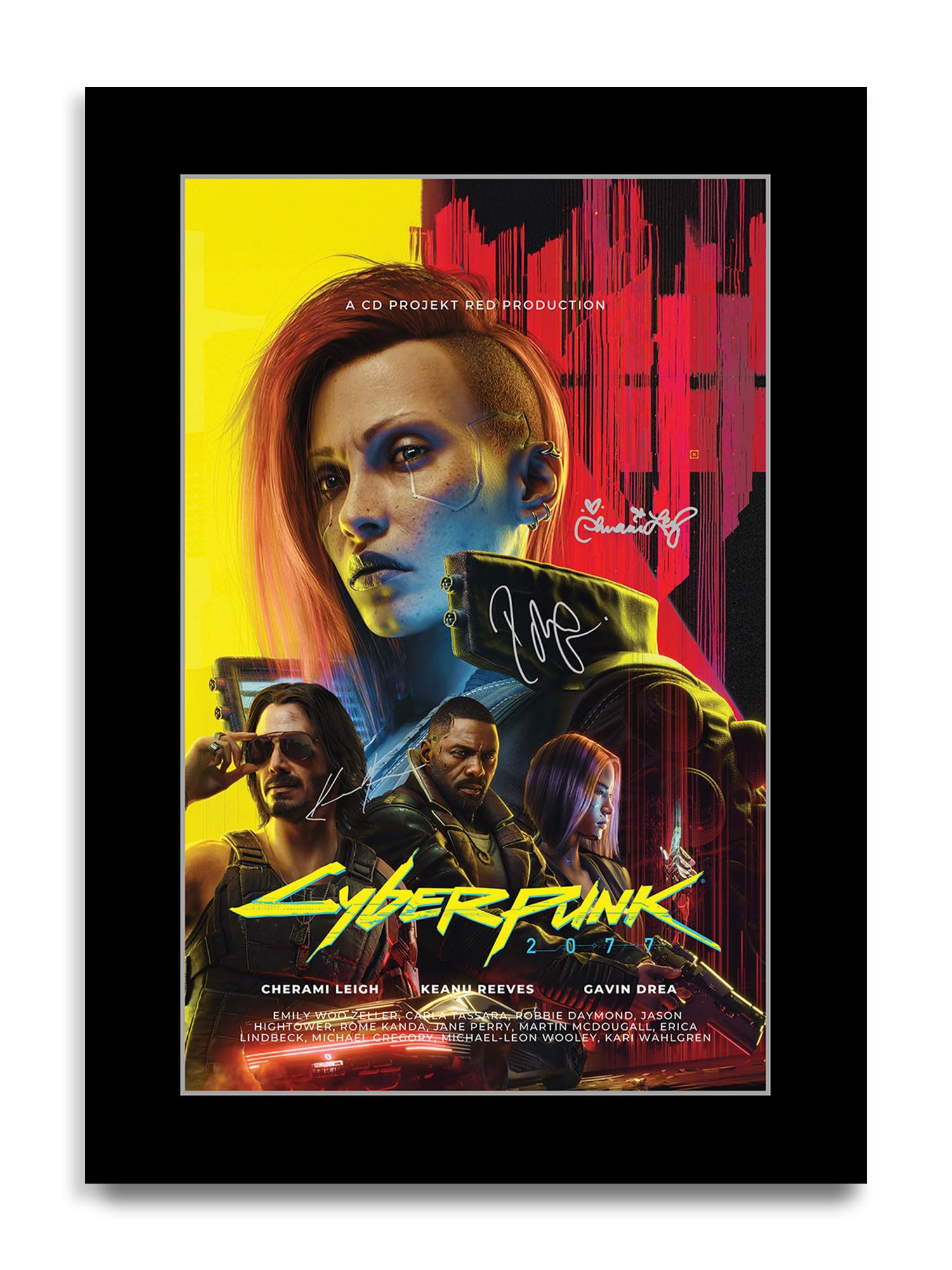 HWC Trading Cyberpunk 2077 Gifts Printed Signed Autograph Picture for Video Game Fans and Gamers (ID-002995) - A4 Print Only