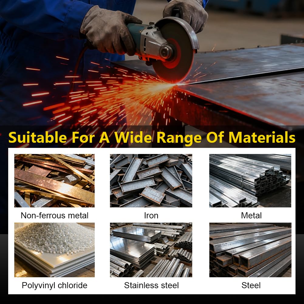 URAQT Dischi da Taglio 115mm Ferro Metallo Acciaio INOX per Smerigliatrice Angolare,25PCS dischi per smerigliatrice angolare per metallo,115*1.2mm Disco da Taglio in Metallos per metallos,pietra,legno