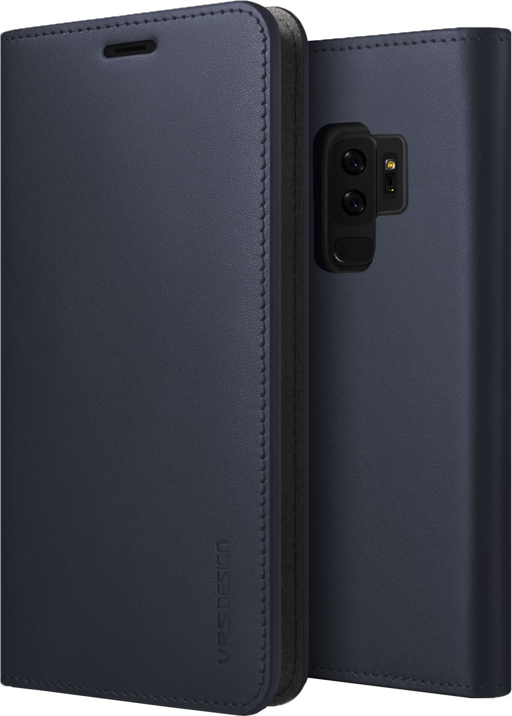 Amazon.co.jp: 【VRS】 Galaxy S9 Plus 対応 ケース 手帳型 本革 