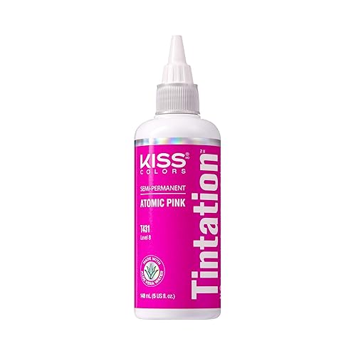 Miniatura 7 de Kiss Tintation Tratamiento de color semi-permanente para el cabello, 5.0 US fl oz (148 ml), morado (African Violet)