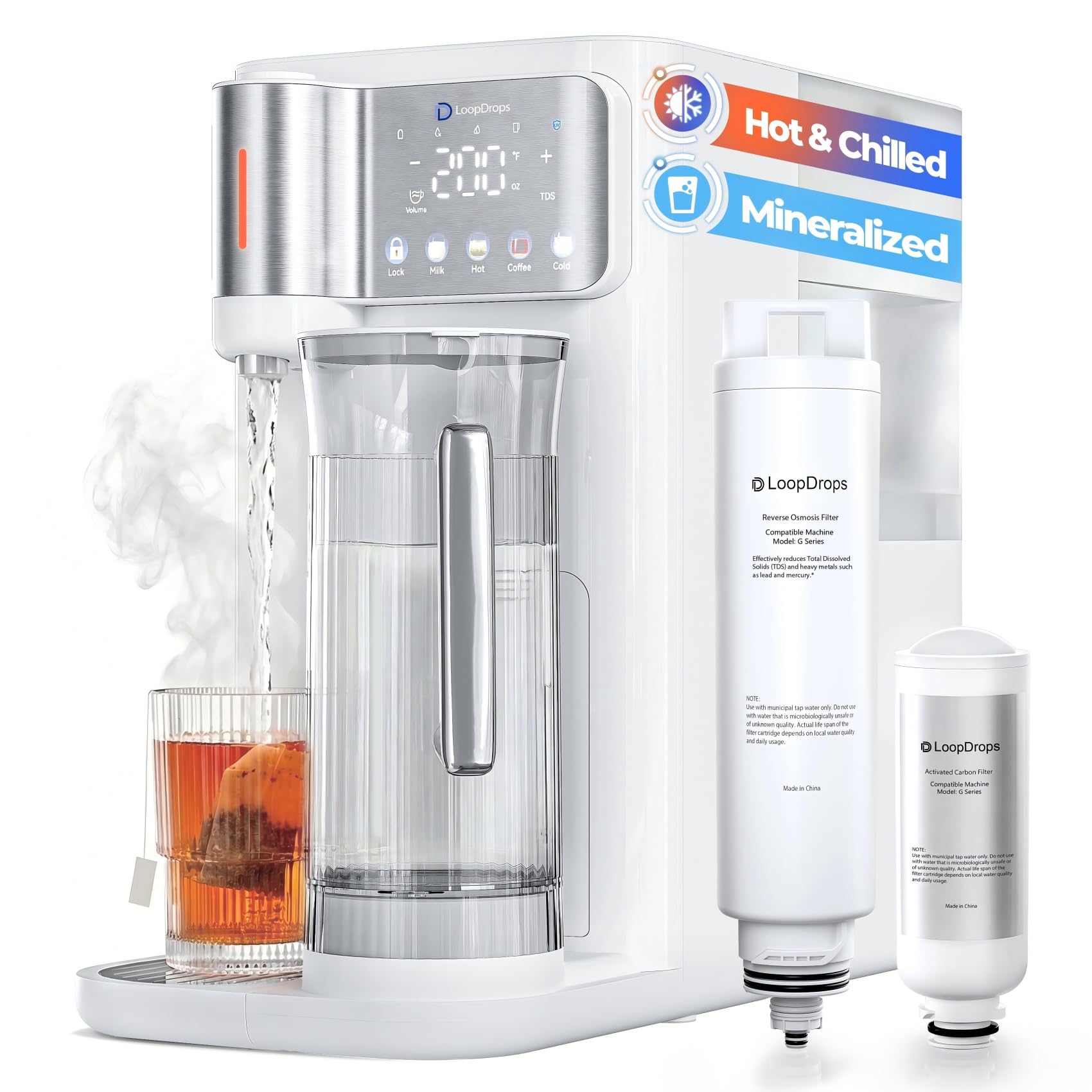 Photo 1 of LoopDrops G1Pro Countertop Water Filter System, Hot & Cold