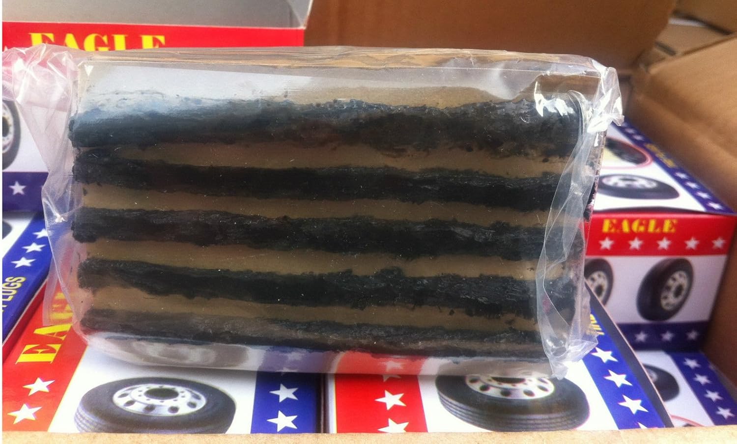 Black Seal Tire Plugs 240 Seals 100% SELF VULCANIZING TUBELESS TIRE Repair Plug