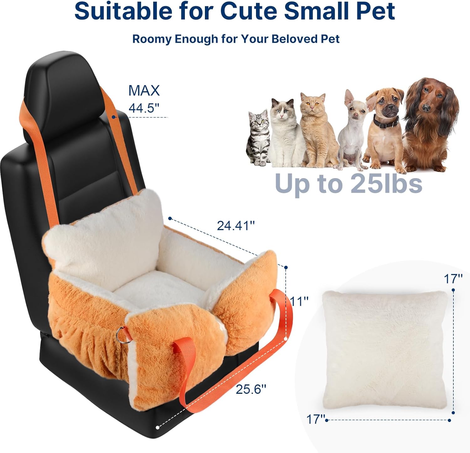 Cozy Comfort on the Go: Review of the Fuzzy Dog Bed Car Seat for Small Pets