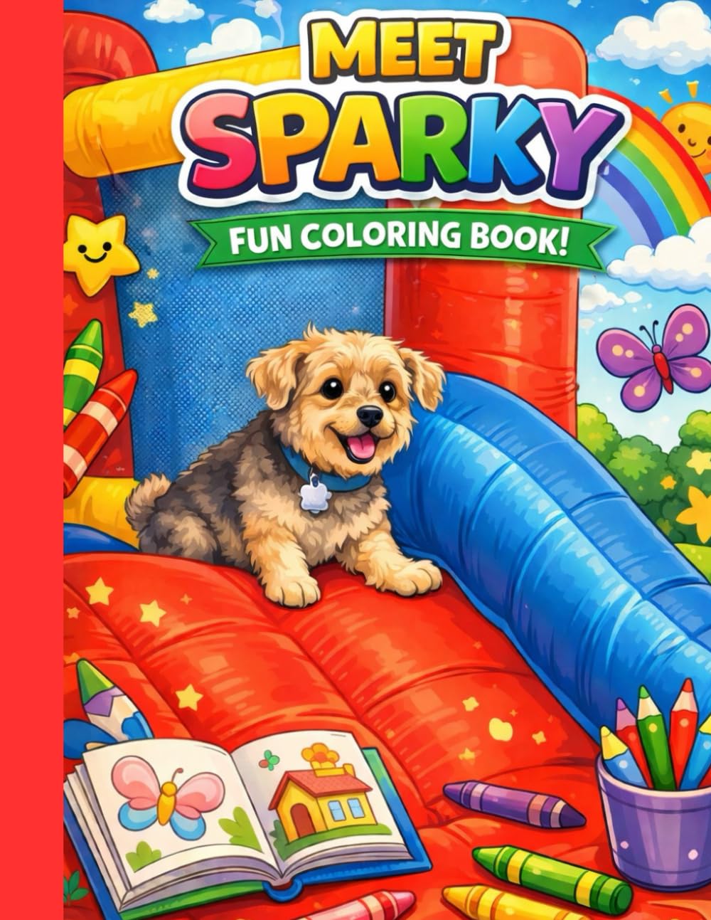 Sparky’s Beautiful Journey: Heartwarming Coloring Pages from the Real-Life Adventures of a Beloved Dog