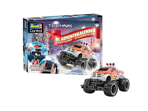 Revell Advent Calendar RC Truck I RC Advent Calendar I Advent Calendar for Crafts I Advent Calendar for Boys, Girls &amp; Adults from 10 Years I Gift for Christmas I 24 Days