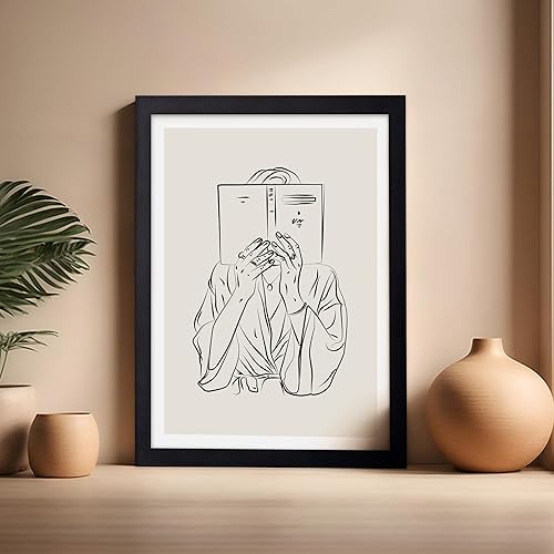 Miniatura 73 de Poster Master Póster de peonías – Estampado de flores retro – Ilustración floral – Ilustración en blanco y negro – Diseño de línea y abstracto –