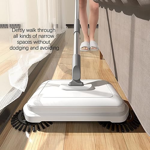 Miniatura 2 de Barredora de mano, máquina de barrido de mano para el hogar, trapeador no eléctrico, escoba, recogedor, herramientas de limpieza de suelos para