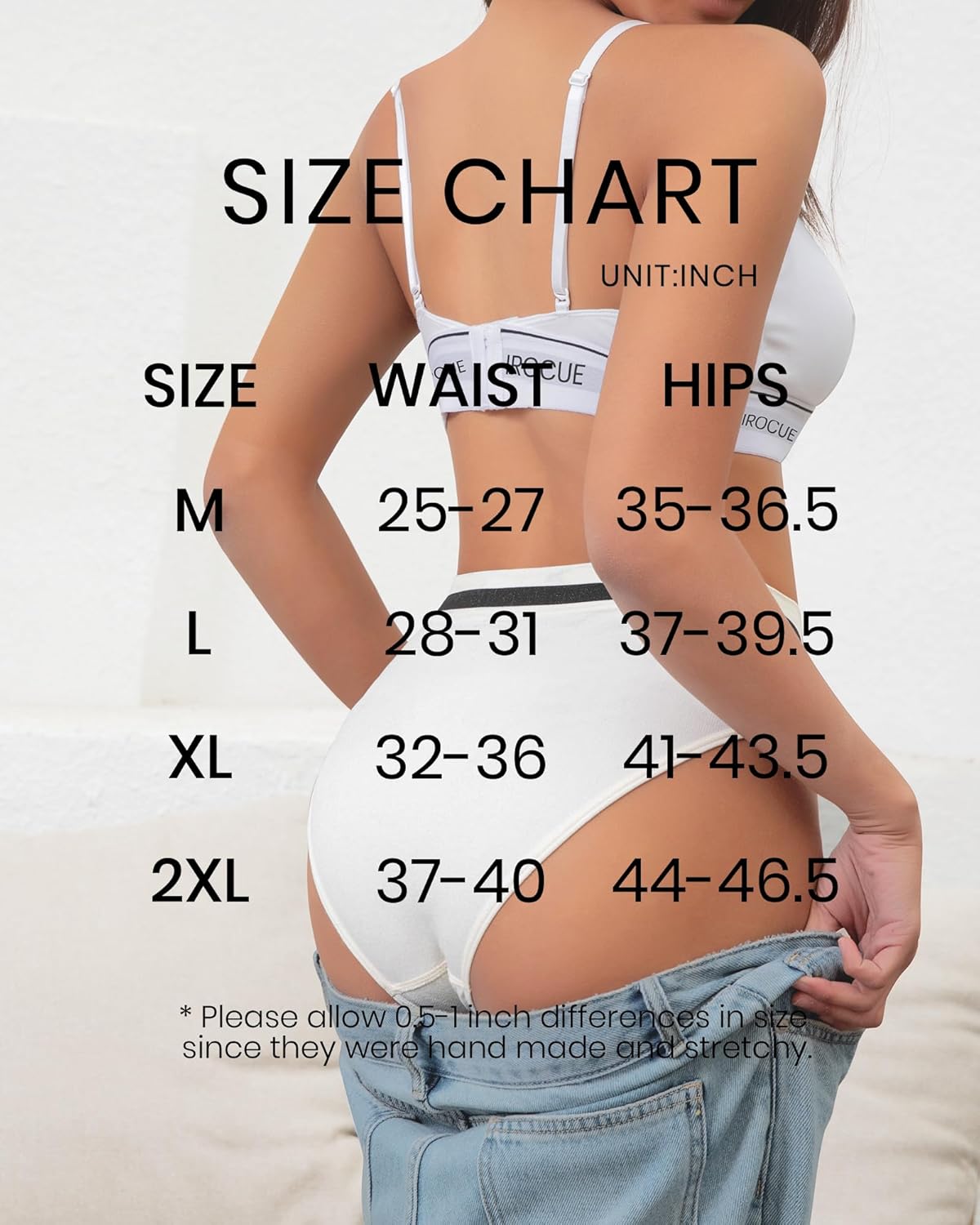 Womens Bikini Underwear High Waisted Seamless Panties High Cut Tagless Soft Cheeky Ladies Panties 7 Pack - Image 6