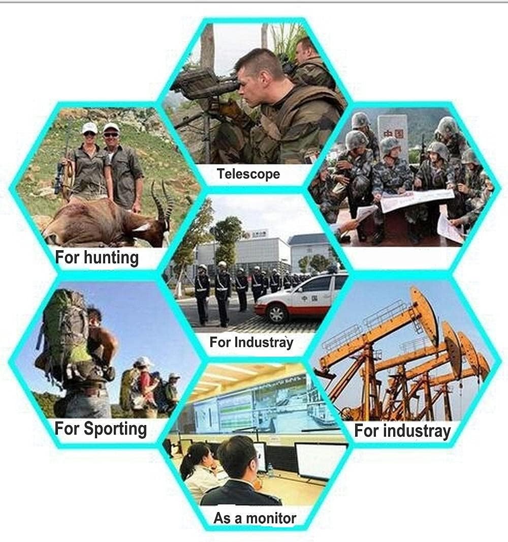 2021 Digital Night Vision Monocular for Travel Infrared Monoculars Save Photos/Videos,IR Spy Gear for Hunting/Surveillance -100% Darkness (Color : Natural)