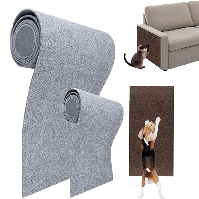 Rascador Gatos Pared,Alfombra Rascador para Gatos, Protector Sofa Gatos Arañazo, DIY Climbing Cat Scratcher