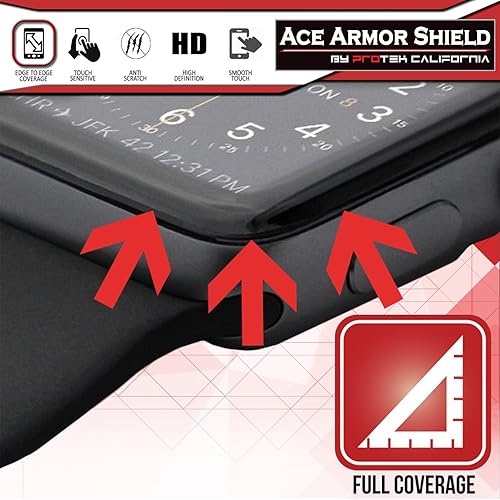 Miniatura 3 de Protector de pantalla Ace Armor Shield (6 unidades) Premium HD impermeable compatible con Apple Watch Series 6 de 1.575 pulgadas (1.575 in)