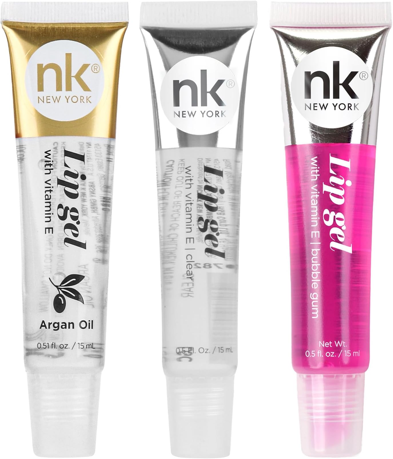 NICKA K NEW YORK Lip Gel, Hydrating, Lightweight, Glides on Effortlessly, Non Sticky Finish Lip Gel Colors