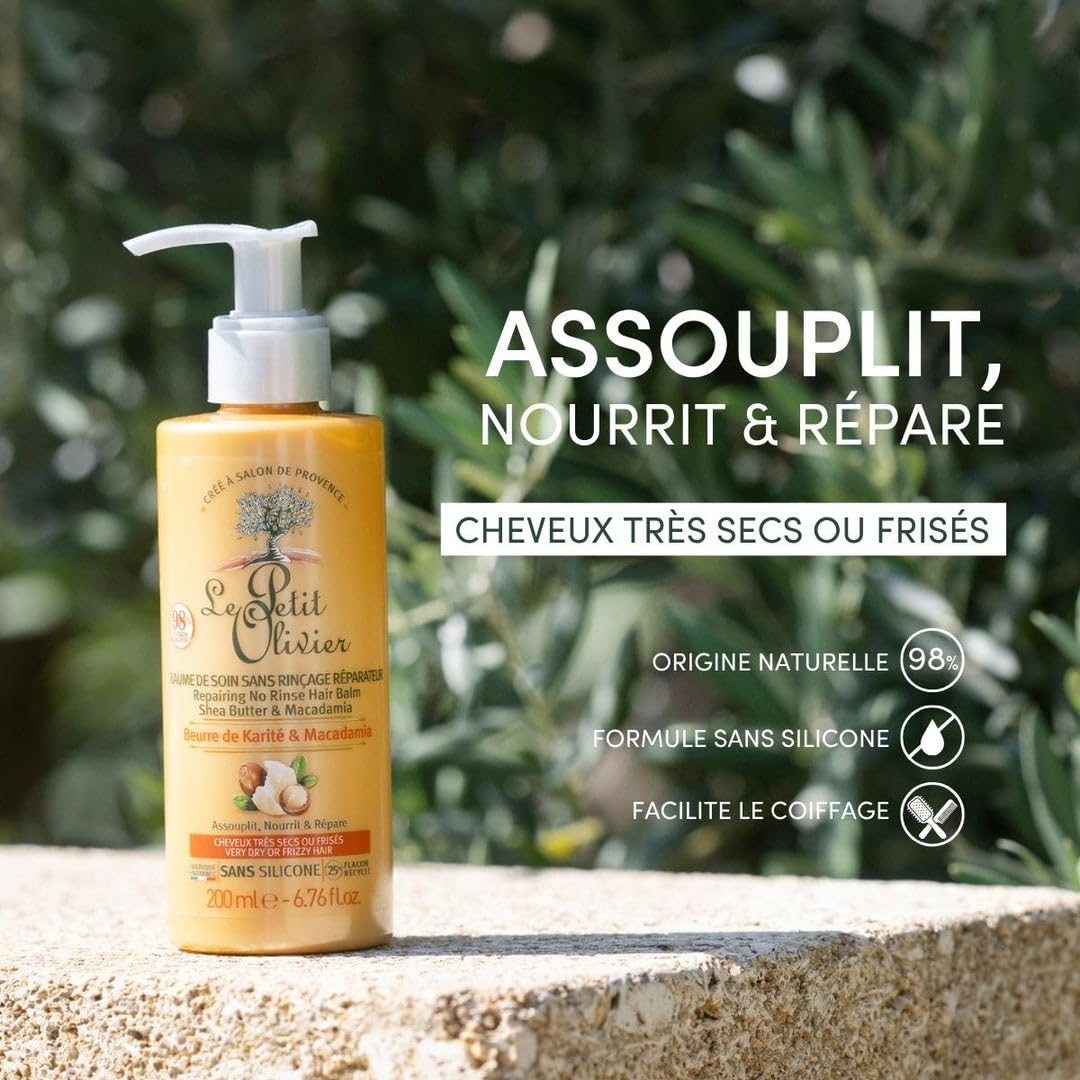 Le Petit Olivier Shea I Makadamia Odżywka do Włosów, 75 ml