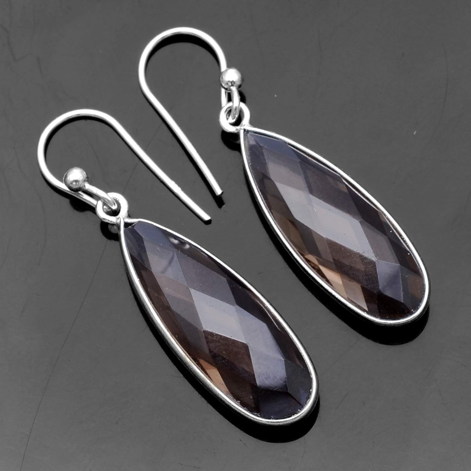 Silver Palace 925 Sterling Silver Natural Gemstone Earrings for Women