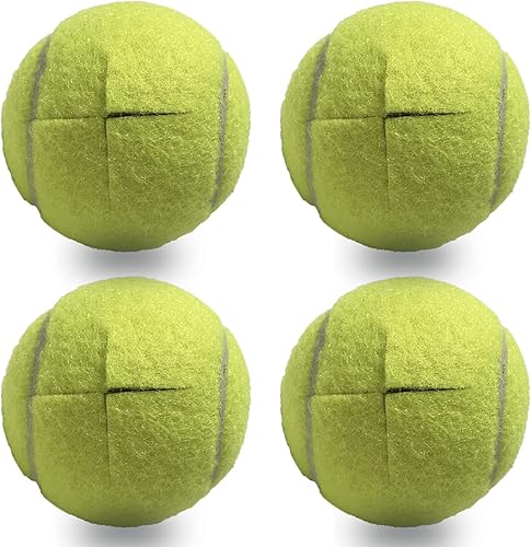 Miniatura 1 de RMASCOV - Pelotas de tenis para caminantes, paquete de 4, pelotas de tenis precortadas para caminantes, pelotas de tenis para patas de silla
