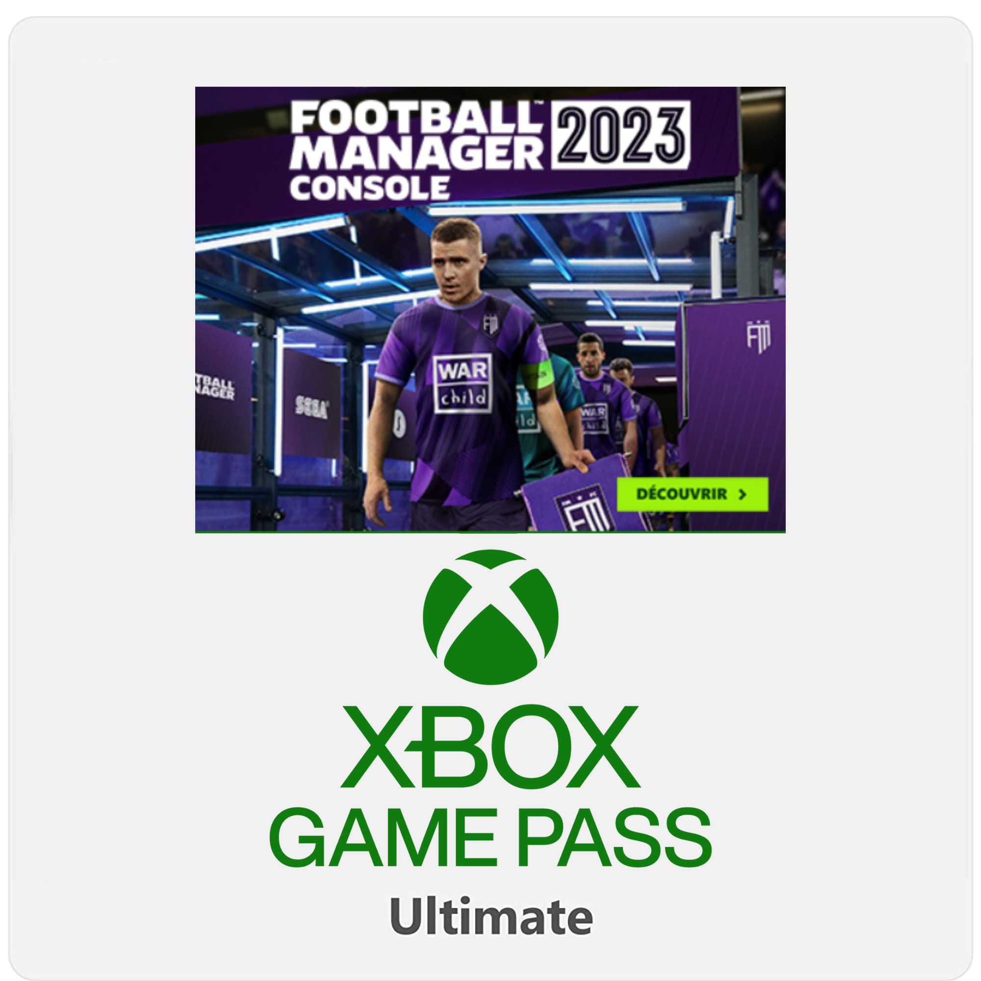 Abonnement Xbox Game Pass Ultimate | 3 Mois | Football Manager est inclus dans l'abonnement | Xbox & Win 10/11 PC - Code jeu à télécharger