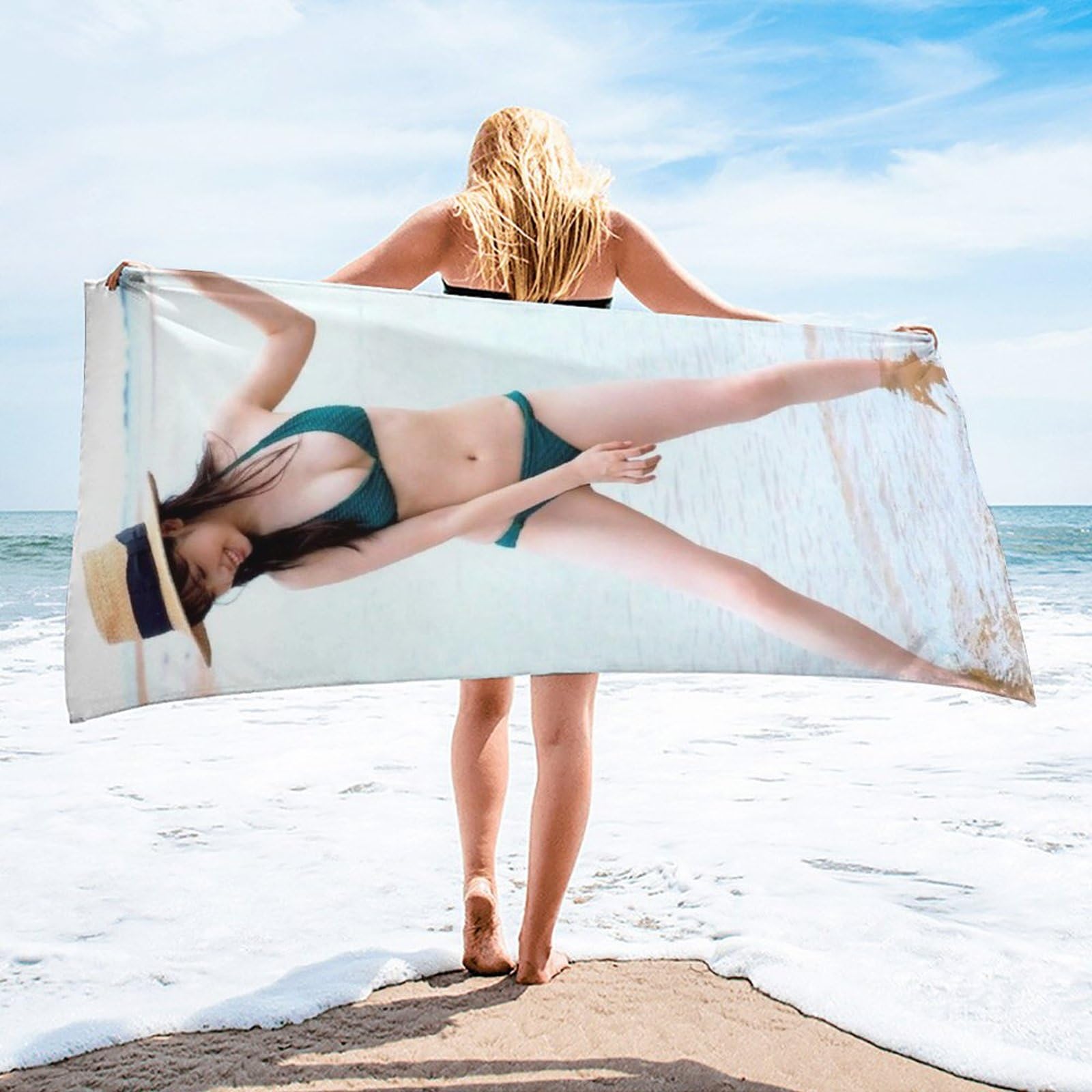 Amazon｜for 小芝風花 バスタオル 速乾バスタオル 大判 ふわふわした