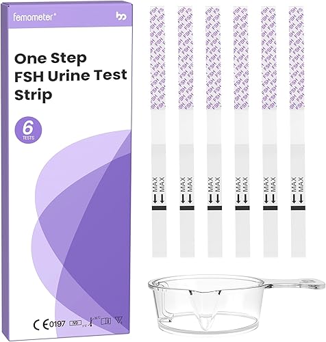 femometer Prueba de menopausia FSH, tiras reactivas de FSH altamente sensibles, ayuda a comprender tu reserva ovárica, determinar tu fertilidad y