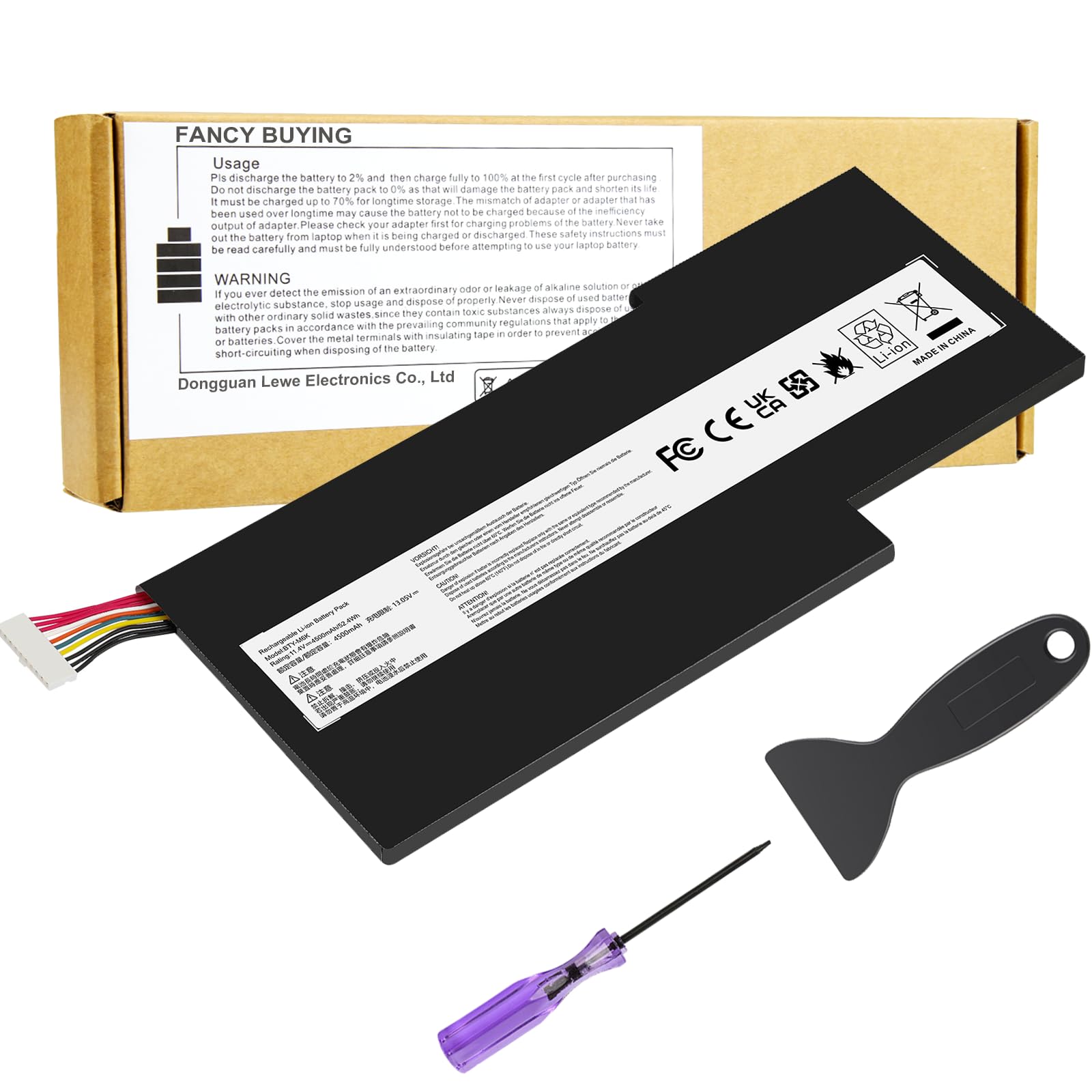 Amazon.com: BTY-M6K Laptop Battery Replacement for Stealth Pro 7RG