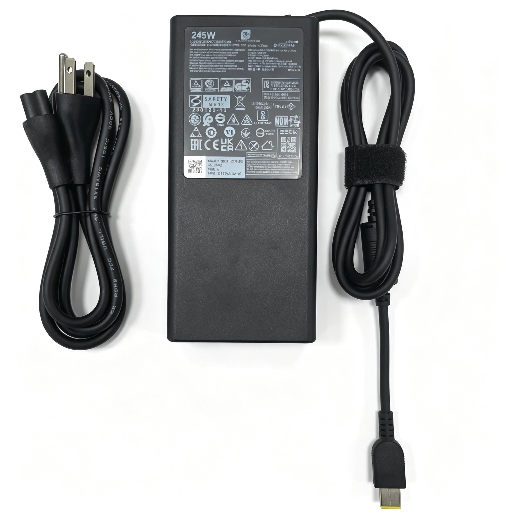 245W GaN Slim Laptop Charger Fit for Lenovo Legion,LOQ,Gaming Power Adapter