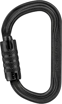 Petzl Vulcan High-Strength Steel Asymmetrical Carabiner - 45 kN Anchor Connector