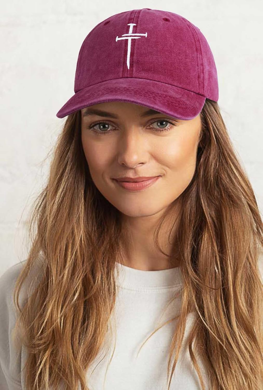 Christian Gifts for Men Women, Religious Cross Logo Embroidered Low Profile Unisex Dad Hat - Image 7