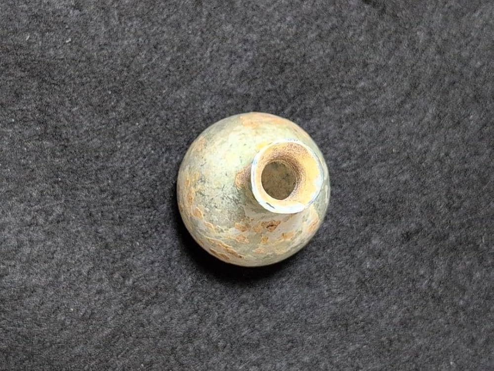 ローマングラス 小型ガラス瓶 透明感 オレンジ斑点 Amazon｜ローマングラス 小型ガラス瓶 透明感 オレンジ斑点