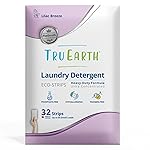 Tru Earth Platinum - Heavy Duty Laundry Detergent Sheets - Up to 64 Loads (32 Count), Lilac Breeze Scent - Ultra-Concentrated Formula - Eco-Friendly Laundry Sheets