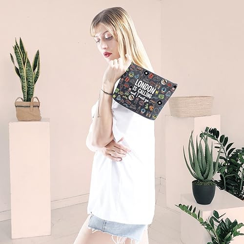 Miniatura 6 de Londres niñas regalo de fin de semana Londres Inglaterra Reino Unido viaje recuerdo regalo Londres accesorios bolsa Londres viaje neceser, Must Go