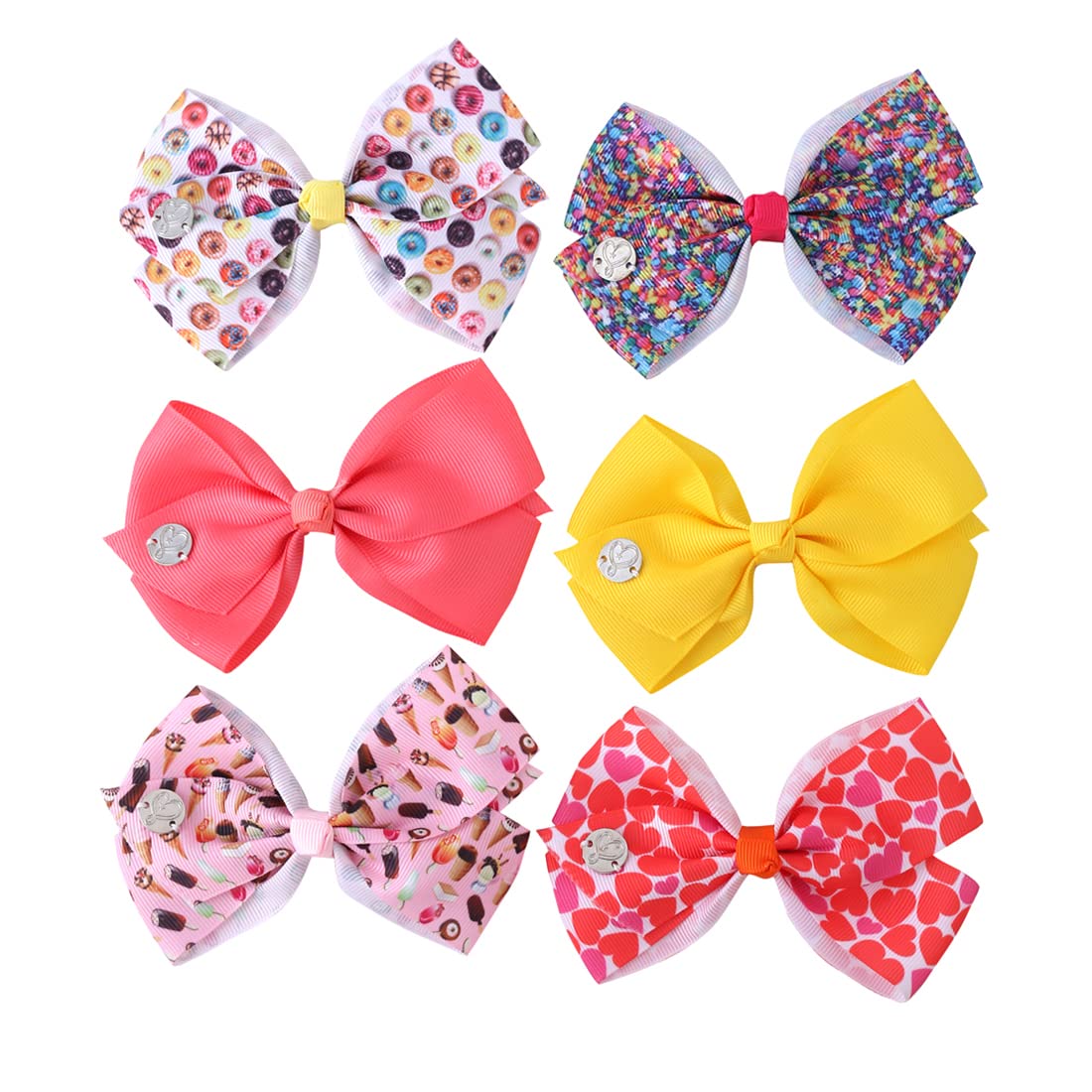 Melbees by Yellow Chimes Hair Clips for Girls Kids Hair Accessories for Girls Hair Clip Alligator Clips Set of 6 PCS Multicolor Cute Bow Hair Clips for Baby Girls Baby Hair Clips For Kids Toddlers (B0B1QFVYNR) Amazon Price History, Amazon Price Tracker