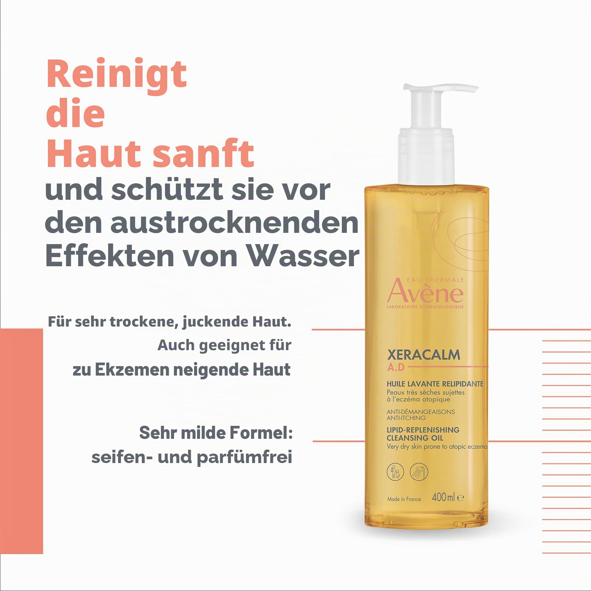 AVENE XeraCalm A.D Reinigungsöl 750 ml
