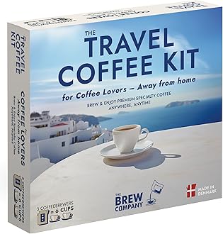 Travel Coffee for the Coffee Lover - Gift Set for Men & Women with 3 of the World’s Finest Single Estate Specialty & Organic Coffees | Brew & Enjoy Anytime, Anywhere | Hamper Style Letterbox Gift Idea