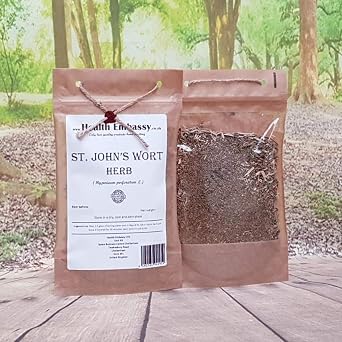 Health Embassy St. John's Wort Herb Tea | Hypericum Perforatum L | Herbal Tea (50g)