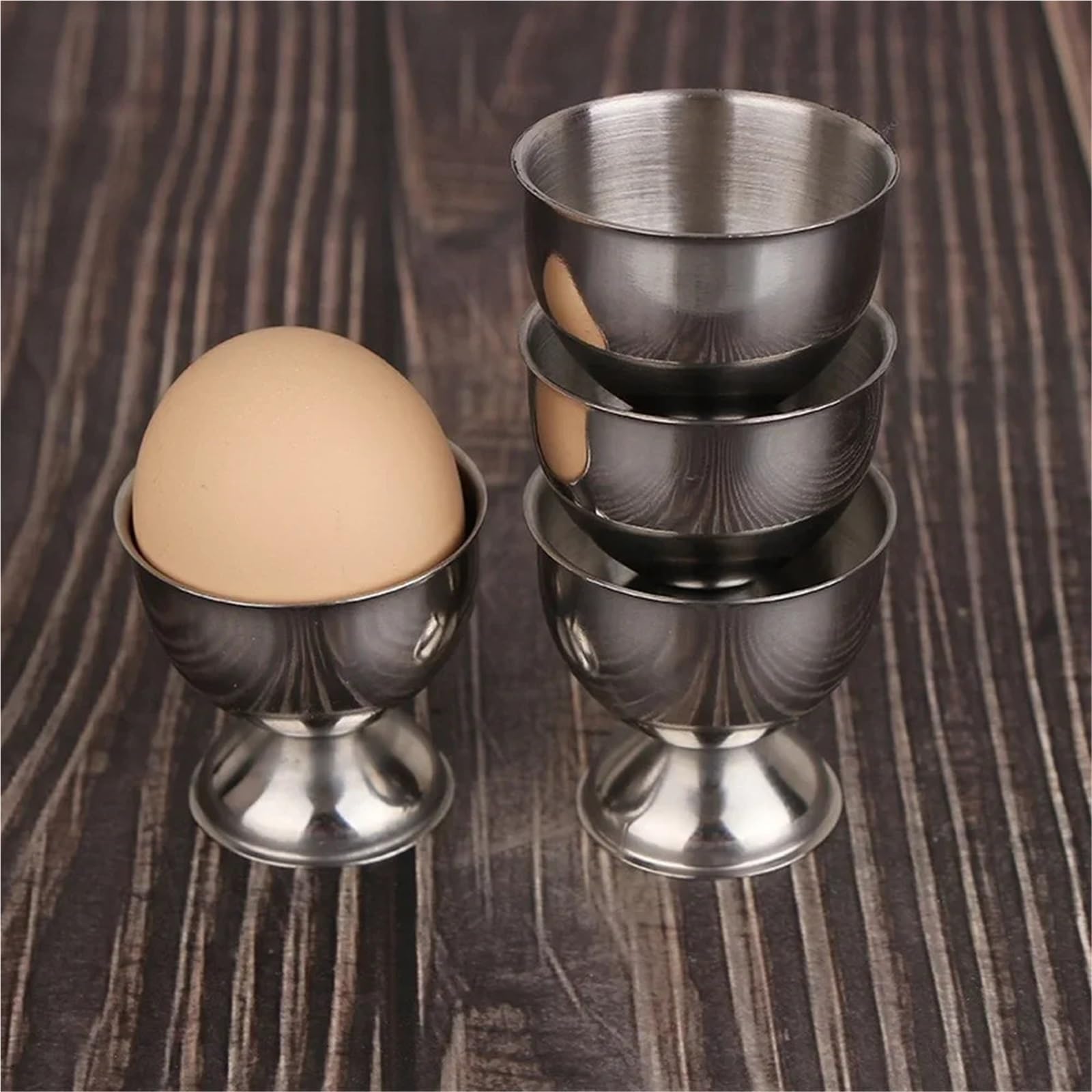 Eierbecher, 4PcsEggs Tasse Ständer Werkzeug Kaviar Frühstück Ei Halter